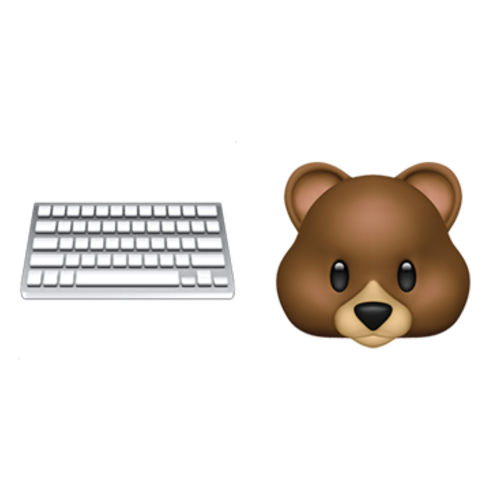 ⌨🐻 Emoji Domain iOS rendering